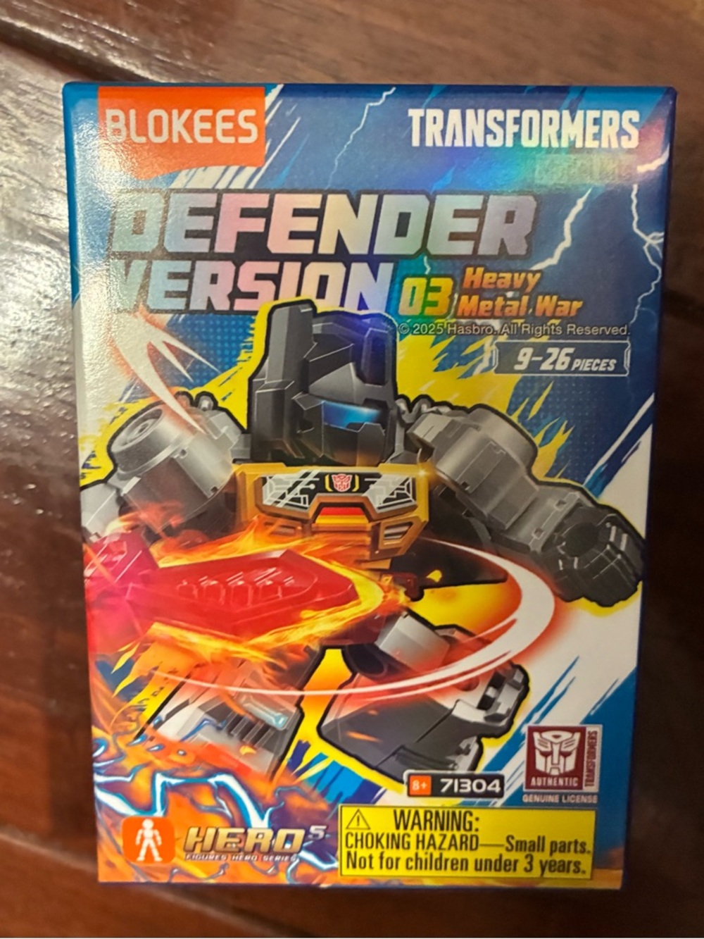 NWT Blokees Transformers Defender Version 03 Building blocks set-Heavy Metal War